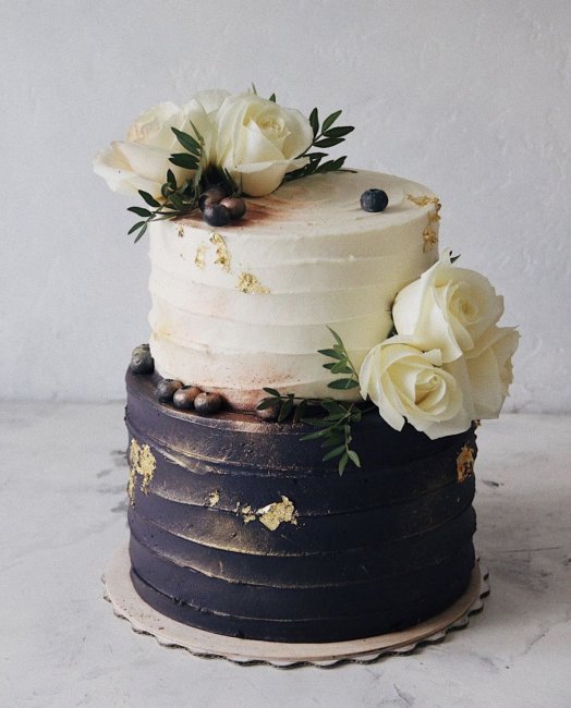Актуальноый дизайн свадебного торта
