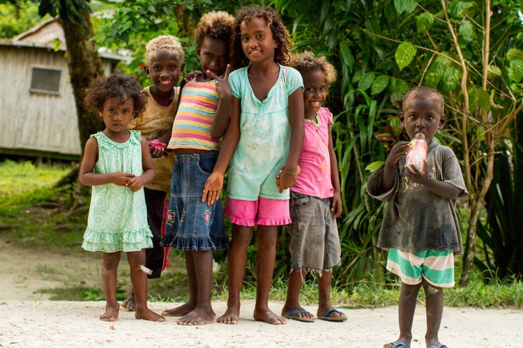 Общие дети в Меланезии