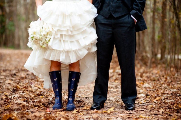 Осенняя обувь для невесты