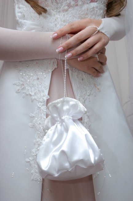 Сумочка-мешочек для невесты