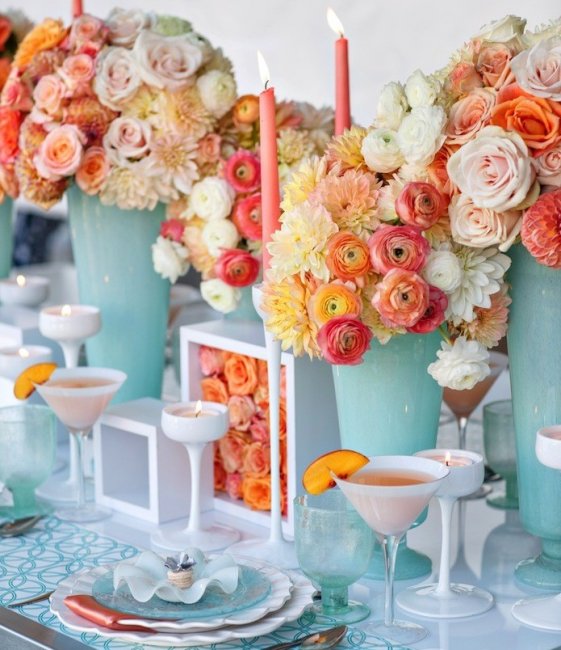 Свадебный декор в цвете Limpet Shell