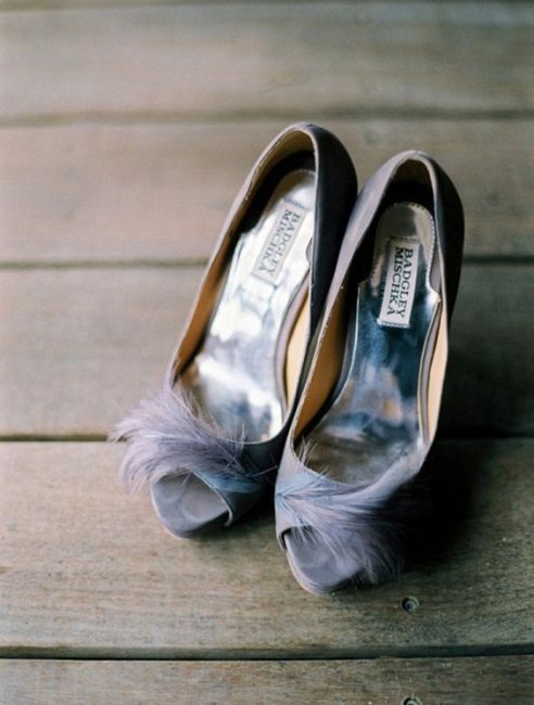 Туфли невесты в цвете Lilac Gray
