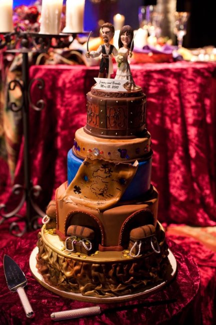 Свадебный торт для настоящих пиратов