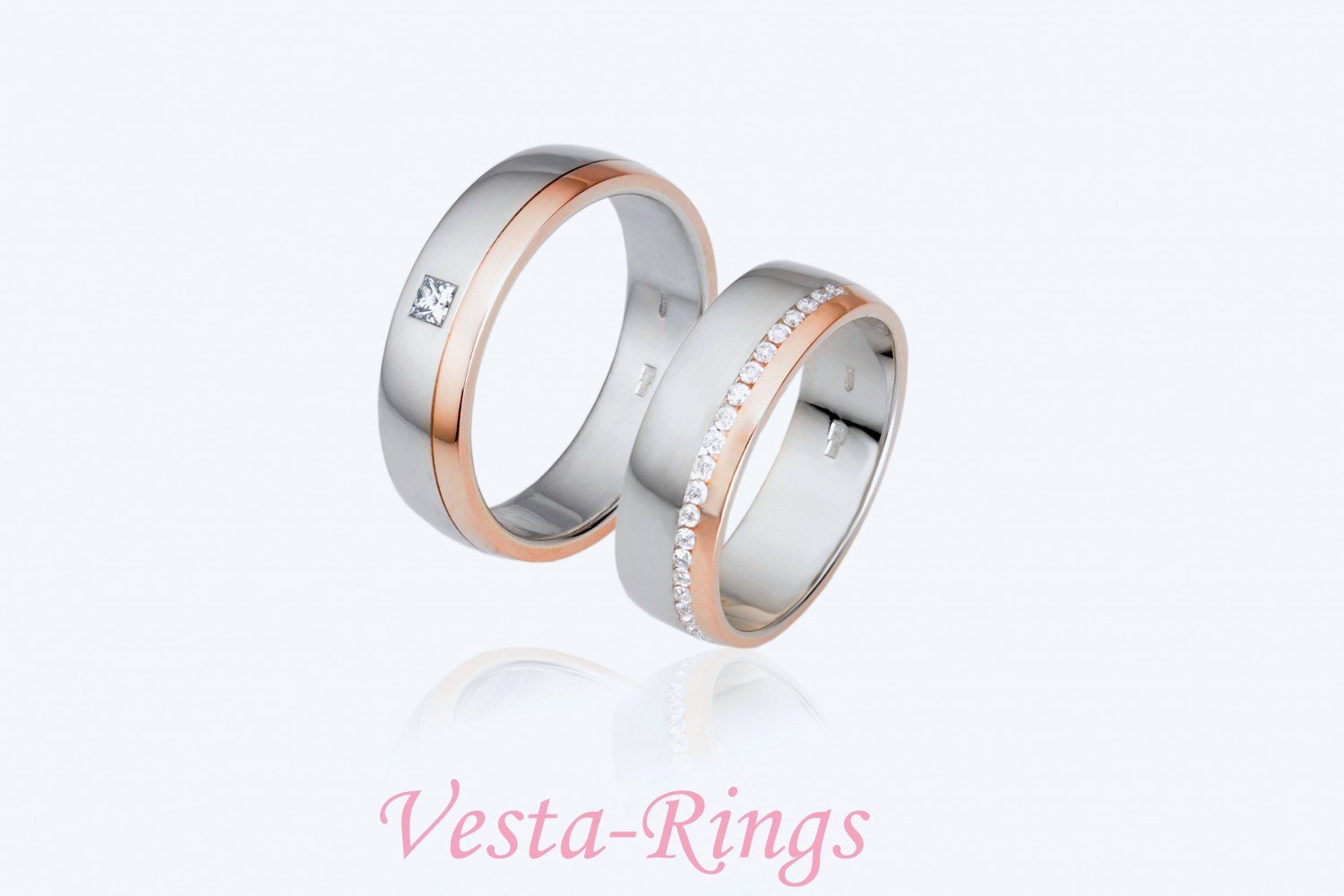 Фотоальбом: Оригинальные обручальные кольца от компании Vesta-Rings